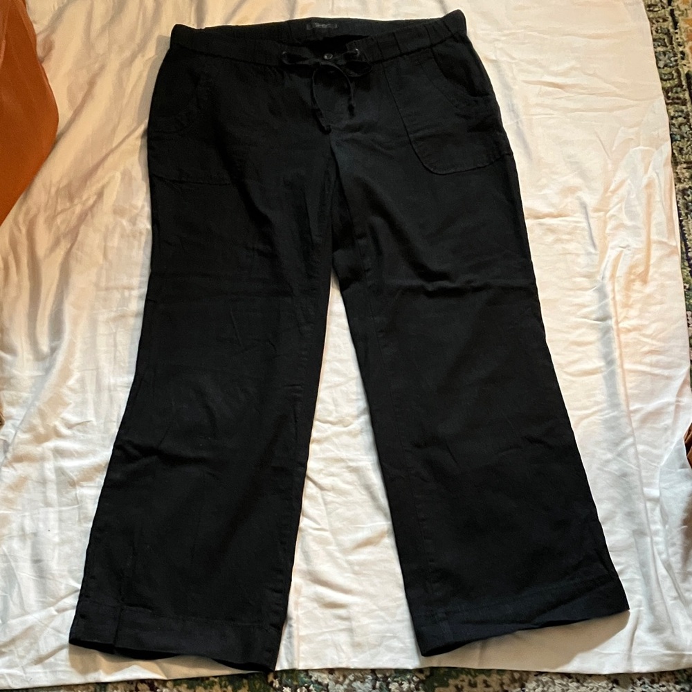 Jessica Simpson Black Wide-Leg Pants